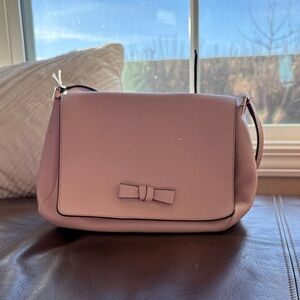 Kate Spade Soft Pink Shoulder Bag with Bow
